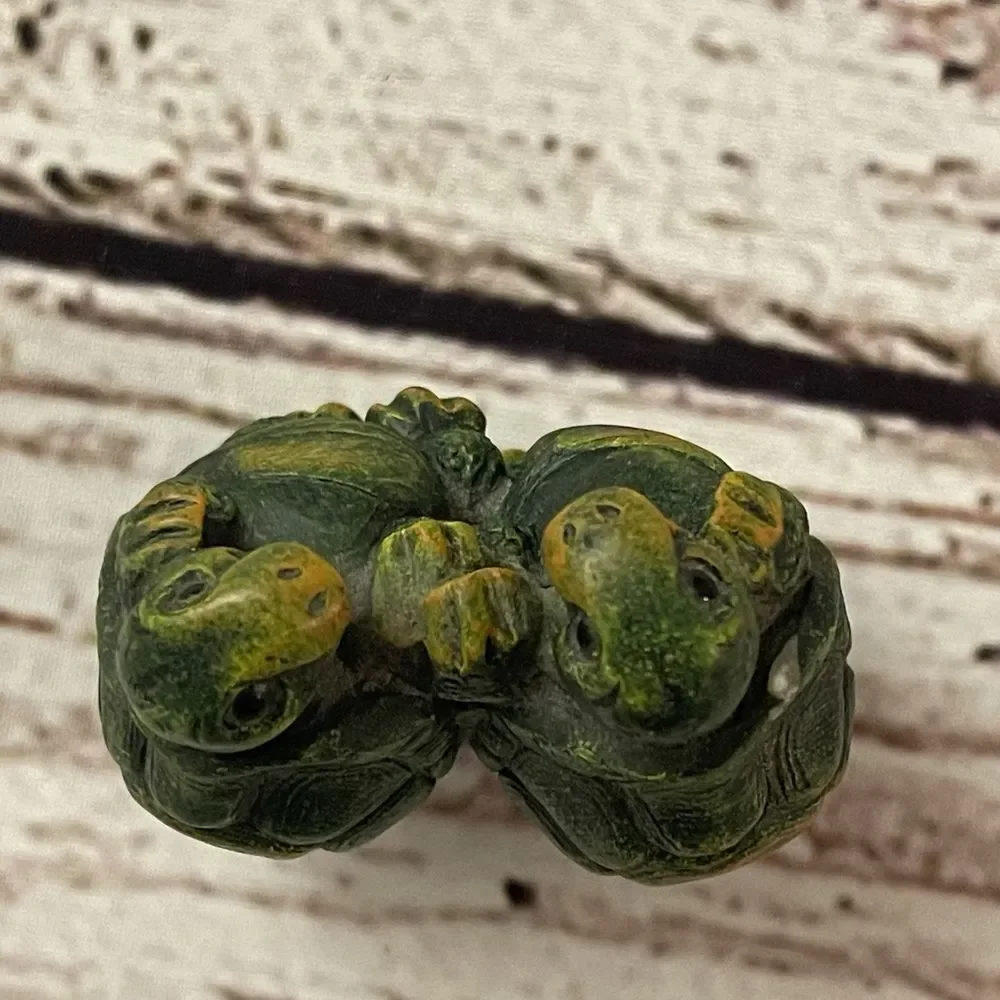 Turtle Tortoise Holland Figurine Miniatures Netherlands Japan Lot of 2 - Picture 8 of 9